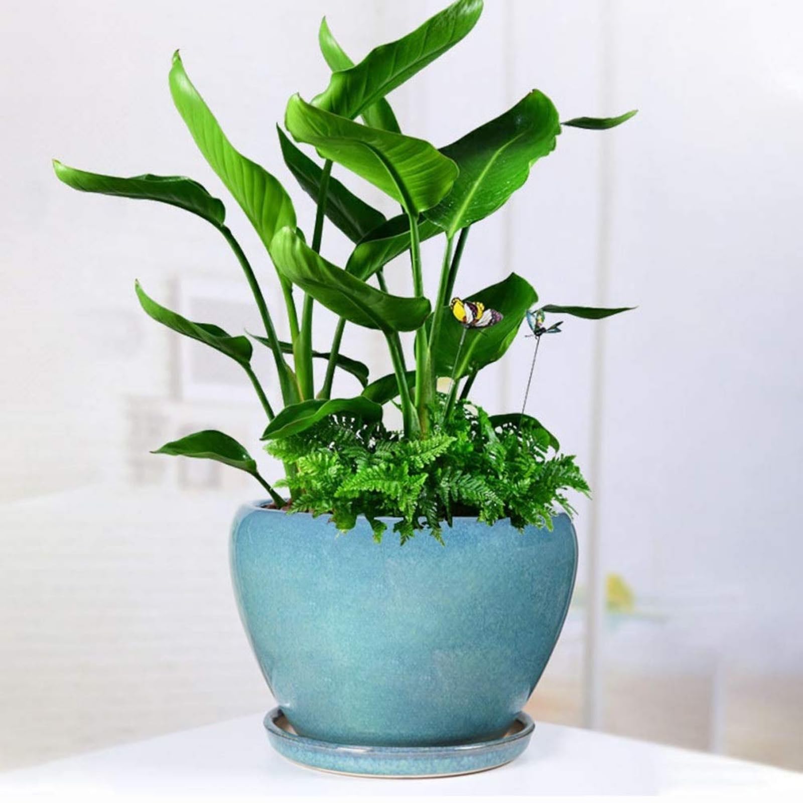 エメラルドグリーン陶器瓶 木箱付き ビンテージ エメラルドグリーン陶器瓶 木箱付き ビンテージ